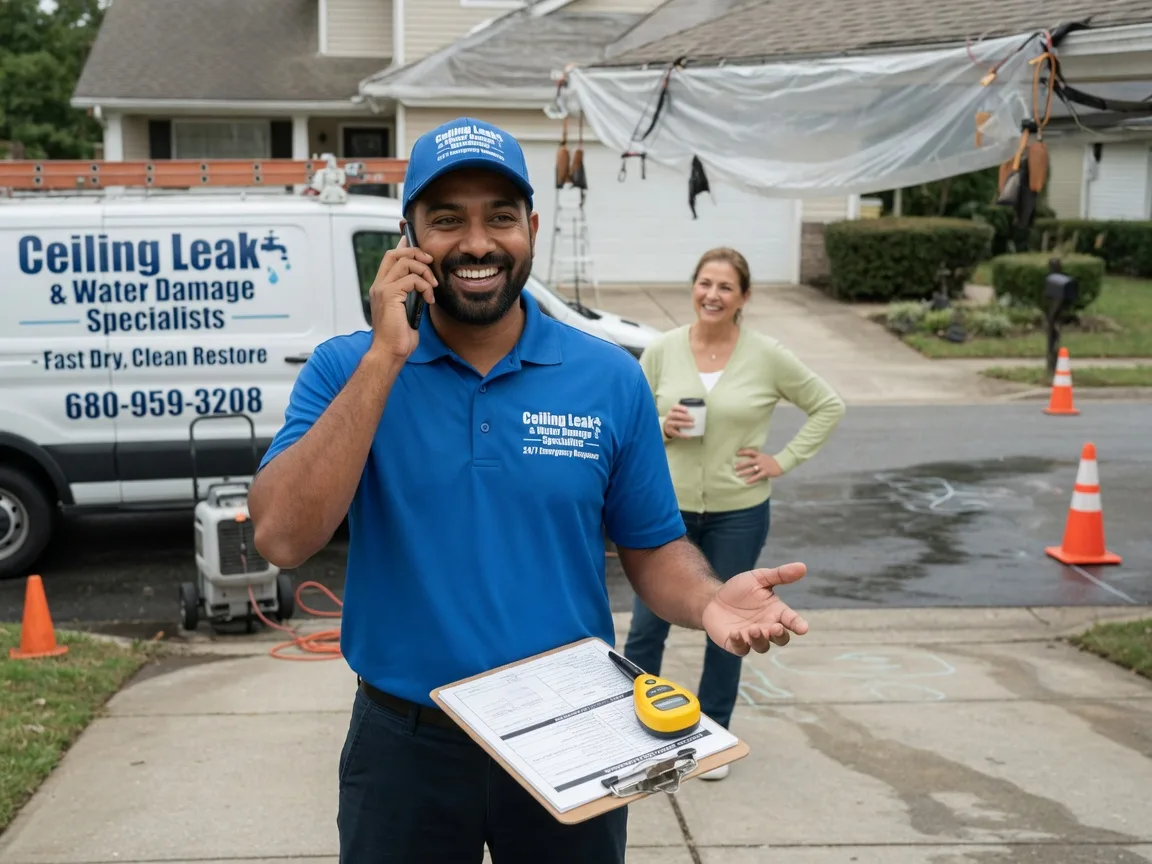 Ceiling Leak Cleanup Kernersville, NC FAQs